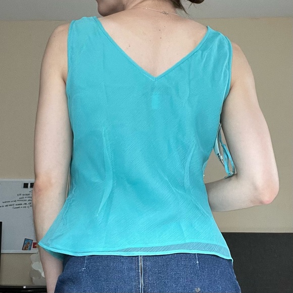 NWT Bandolino Beaded Embroidered Sleeveless Blouse - Picture 5 of 13